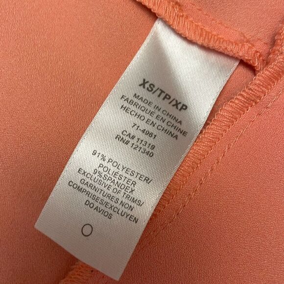 DYNAMITE coral collared blazer with pockets | size XS - Picture 7 of 9